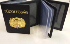Igazolványtok-TŰZOLTÓSÁG IGAZOLVÁNYTOK  KERETTEL(IGAZOLVÁNYNAK)