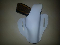 Bőr fegyvertok rendőr címerrel-ST2/2