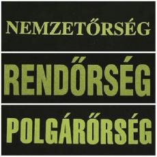 Tépőzáras felirat